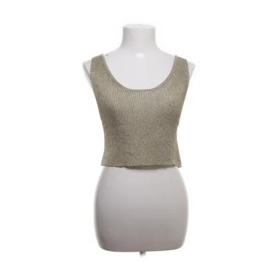Crop top (Gold) from By Aylin Koenig Metallic fiber, Viscose