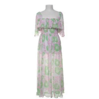 Maxikjole (Pink, Grøn, Hvid) fra Ganni Genanvendt polyester