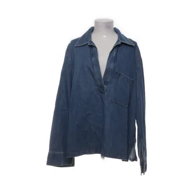 Denim blouse (Blauw) van COS Katoen, Lyocell