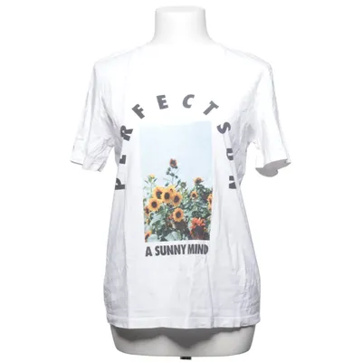 T-shirt (White, Multicolored) from Zara W&B Collection Cotton