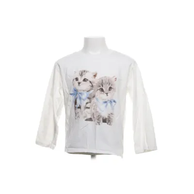 Långärmad t-shirt (Vit, Flerfärgad) från H&M Bomull