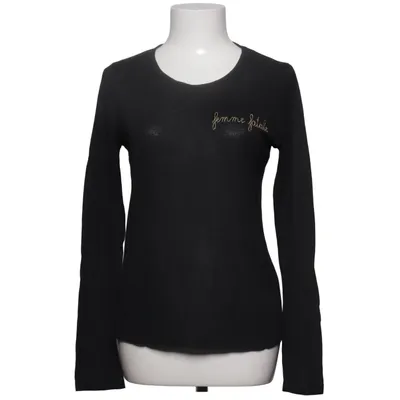Långärmad t-shirt (Svart) från Maison Labiche Kashmir, Modal, Silke