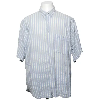 Korte mouwen shirt (Blauw, Wit) van Chino Katoen