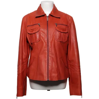 Leather jacket (Red) from 7 eleven Leather, Polyester