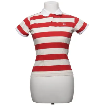 Polo shirt (Red, White) from Fred Perry Cotton