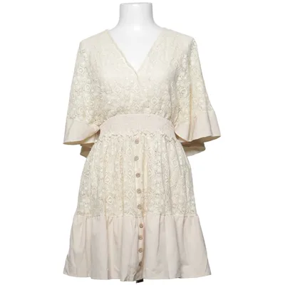 Klänning (Beige) Bomull, Polyester