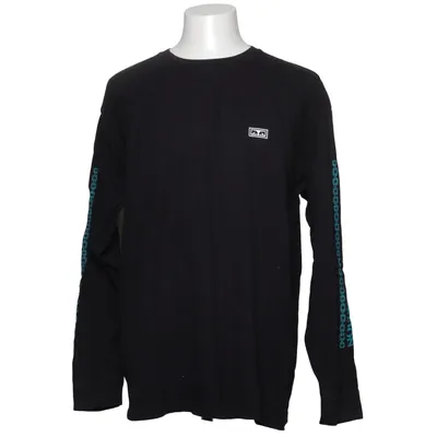 Lange mouwen shirt (Zwart, Blauw) van Obey Katoen