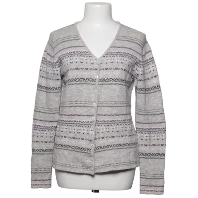 Cardigan (Gris) de Carla F Polyamide, Laine