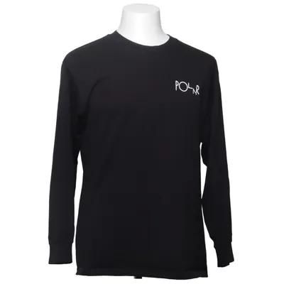 Langærmet t-shirt (Sort) fra Polar Skate Co. Bomuld