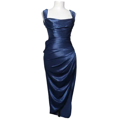 Cocktailklänning (Blå) från ASOS Design Elastan, Polyester