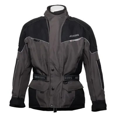 Motorcycle jacket (Black, Gray) from 4Bikers Polyester