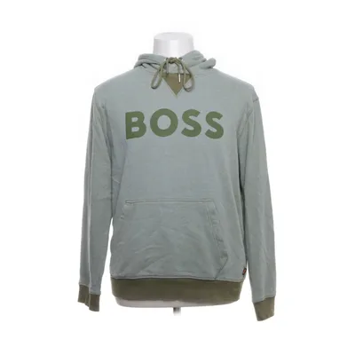 Capuchon sweater (Groen) van Boss Katoen, Elastaan