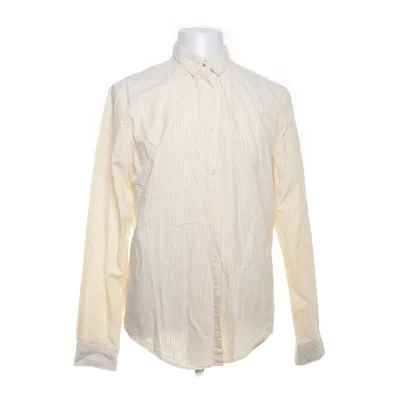 Button down shirt (White, Yellow) from Zara Cotton