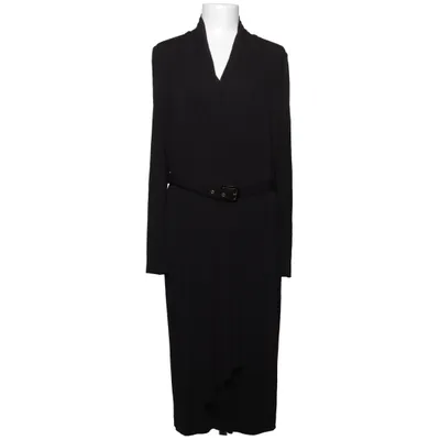 Robe portefeuille (Noir) de Escada Élasthane, Viscose