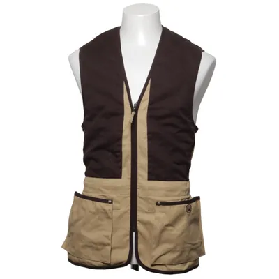 Outer vest (Beige, Brown) from Beretta Cotton, Polyester
