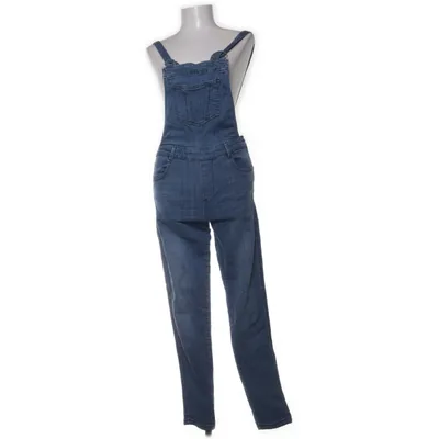 Hängselbyxor (Blå) från Jennyfer Bomull, Elastan