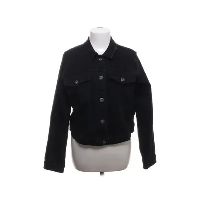 Denimjakke (Sort) fra Esmara Bomuld, Elastan