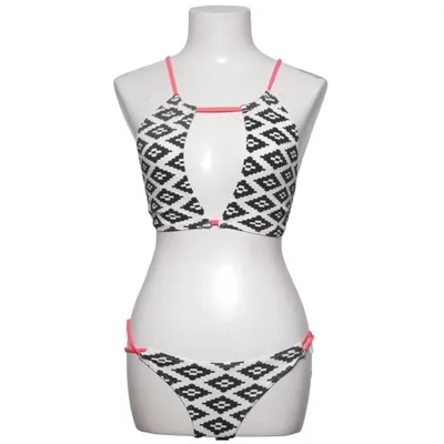 Bikini (Zwart, Wit, Rood) van Minkpink Elastaan, Polyamide