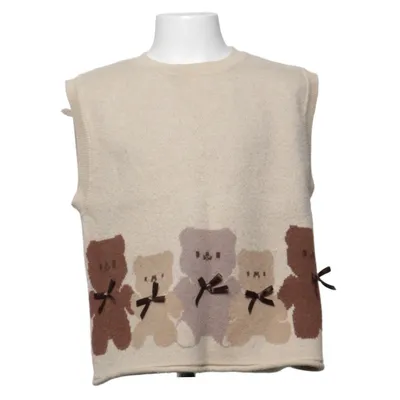 Slipover (Beige, Brown, Multicolored) from YOYO Acrylic, Nylon, Polyester