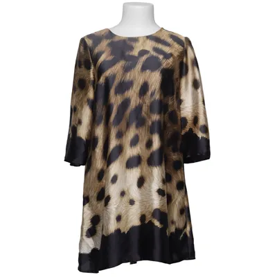 Dress (Black, Brown) from Bialcon Polyester