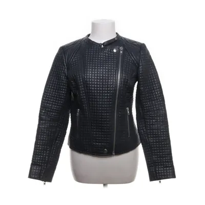 Bikerjakke (Blå) fra Mein Liebling Nylon, Polyester, Læder