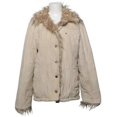 Shearlingjacka (Beige) från IDPDT Akryl, Bomull, Polyester