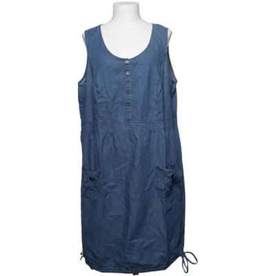 Denim jurk (Blauw) van Collection L. Katoen