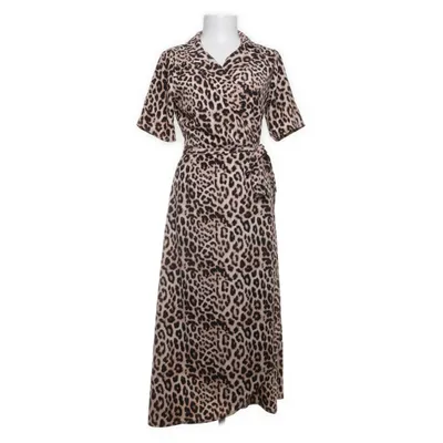 Wrap dress (Beige, Brown) from VRS Woman Polyester