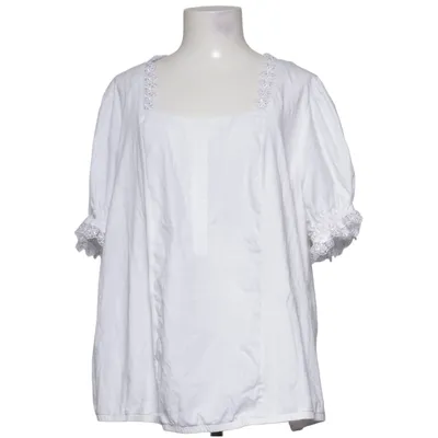 Dirndlblus (Vit) från Ulla Popken Bomull, Elastan, Polyester