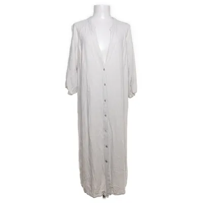 Jurk (Wit) van ONLY Carmakoma Linnen, Viscose