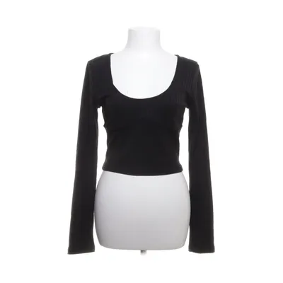 Crop top (Zwart) van Loavies Elastaan, Polyester