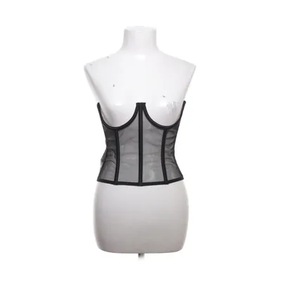Crop top (Zwart) van Something New Polyester
