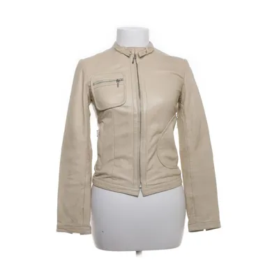 Läderjacka (Beige) från Amoress