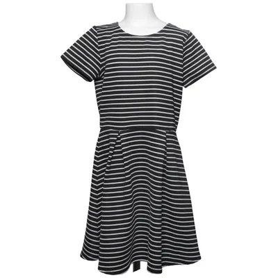 Kjole (Sort, Hvid) fra YD Elastan, Polyester