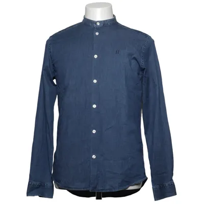 Chemise en jean (Leo Chambray Mandarin Shirt) de Les Deux Coton, Élasthane