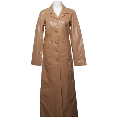 Ledermantel (Beige) von Mille K Leder