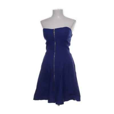 Cocktailklänning (Blå) från Allegra K Bomull, Elastan, Polyester