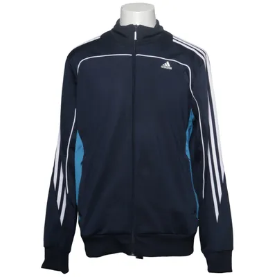 Træningsjakke (Blå, Hvid) fra Adidas Polyester