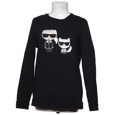 Sweatshirt (Sort) fra Karl Lagerfeld Bomuld