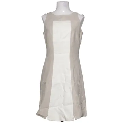 Dress (Beige, White) from KUS Linen