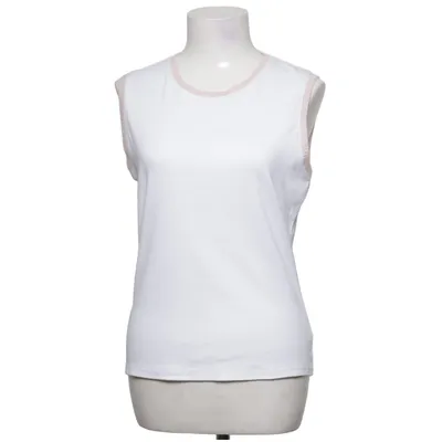 Tanktop (Wit, Roze) van GC Fontana Kasjmier, Katoen, Elastaan, Merinowol