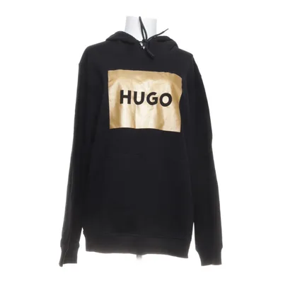 Capuchon sweater (Zwart) van Hugo Boss Katoen, Elastaan