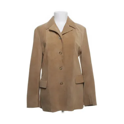 Leather blazer (Brown)