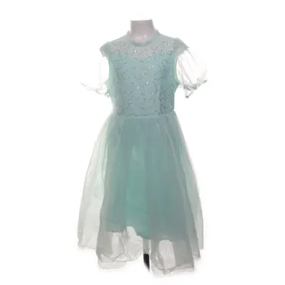 Robe de fille de fleur (Vert)
