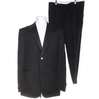 Smoking (Zwart) van CC Collection Acetaat, Elastaan, Cupro, Wol