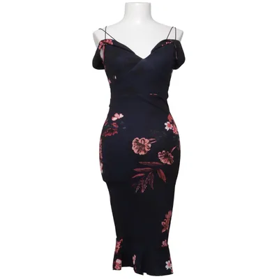 Kjole (Sort, Flerfarvet) fra AX Paris Elastan, Polyester