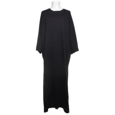Maxi jurk (Zwart) van New Collection Katoen, Elastaan