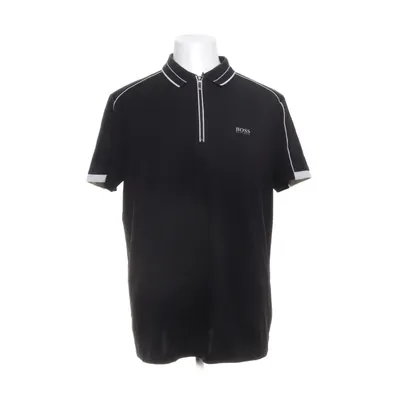 Poloshirt (Zwart) van Boss Hugo Boss Katoen, Elastaan, Gerecycled polyester