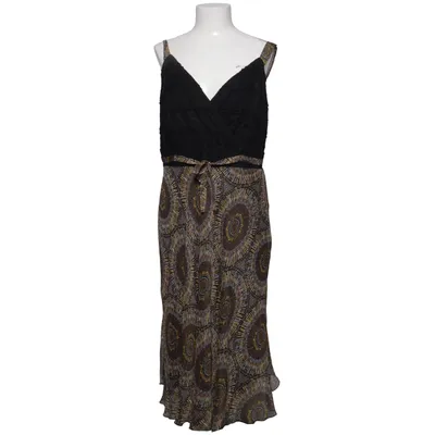 Dress (Black, Multicolored) from Christine Laure Cotton, Elastane, Polyamide, Polyester