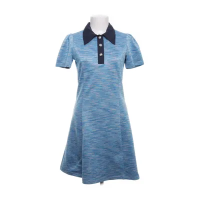 Jurk (Blauw, Grijs) van Résumé Katoen, Elastaan, Polyester